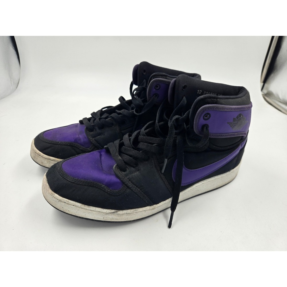 Nike Air Jordan 1 AJKO Field Purple Mens High Top Sneakers DO5047-005 Black 12